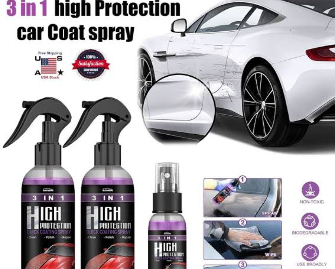 3 in 1 High Protection Coating Sprey (Pack of 2)