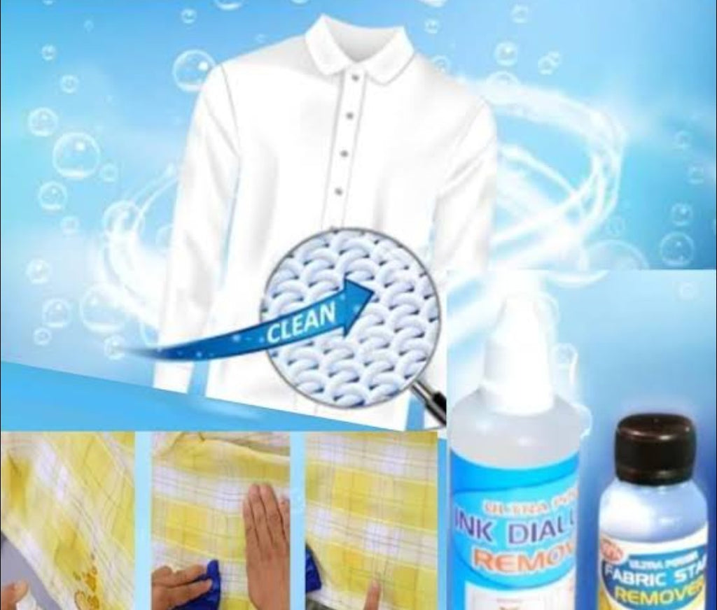 All in One Fabric Stain Remover 100ml (Pack of 2 Bottle 50ml Each